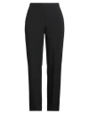 Anna Seravalli Woman Pants Black Size 12 Polyester, Viscose, Elastane