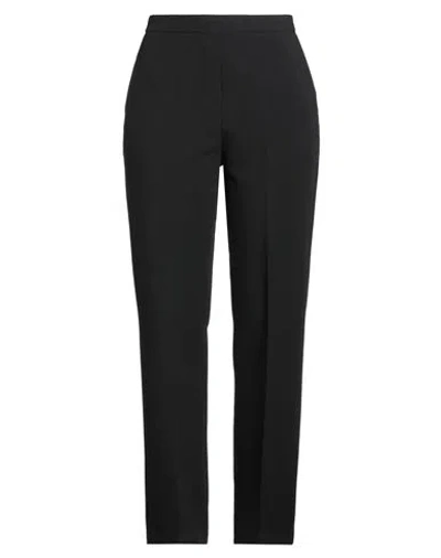 Anna Seravalli Woman Pants Black Size 12 Polyester, Viscose, Elastane