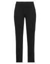 Anna Seravalli Woman Pants Black Size 10 Viscose, Polyamide, Elastane In Black