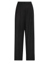 Anna Seravalli Woman Pants Black Size 8 Polyester, Viscose, Elastane In Black