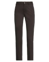 Anna Seravalli Woman Pants Dark Brown Size 2 Viscose, Polyamide, Elastane