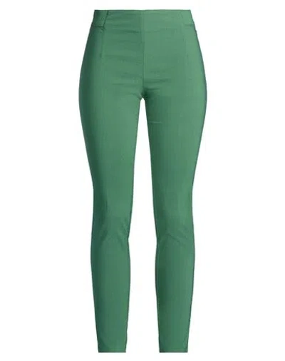 Anna Seravalli Woman Pants Green Size 8 Viscose, Polyamide, Elastane
