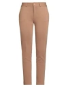 Anna Seravalli Woman Pants Khaki Size 2 Viscose, Polyamide, Elastane In Brown