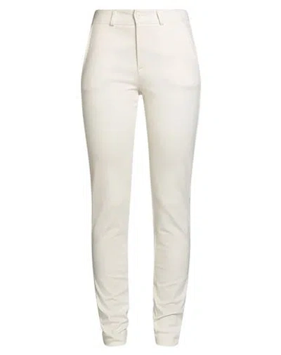 Anna Seravalli Woman Pants Off White Size 4 Viscose, Polyamide, Elastane
