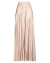 Anna Sirico Couture Woman Maxi Skirt Sand Size 8 Polyester, Elastane In Beige