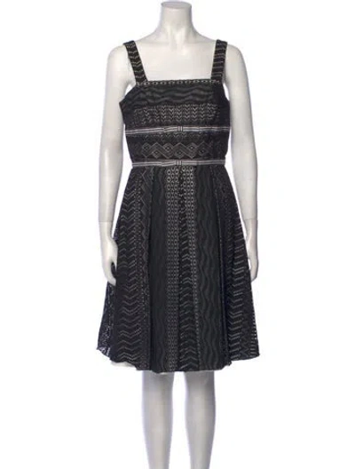 Pre-owned Anna Sui 2010's Knee-length Dress In Black