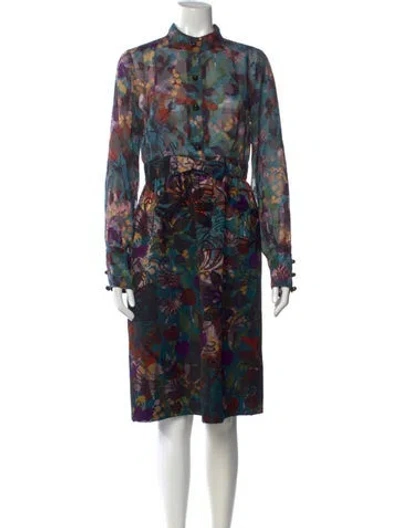 Pre-owned Anna Sui 2010's Knee-length Dress In Multi