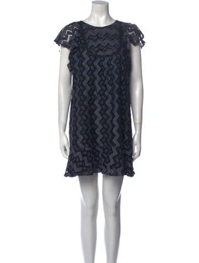 Pre-owned Anna Sui 2010's Mini Dress In Black