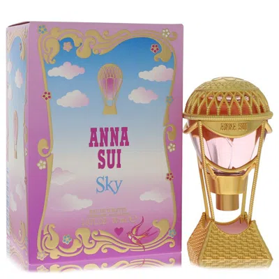 Anna Sui 2pcs Combo Gift Set  Sky By  Eau De Toilette Spray 1 oz For Women In Transparent
