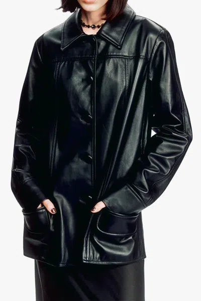 Anna Sui Black Leather