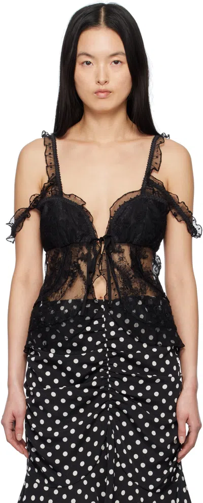 Anna Sui Black Tie Camisole