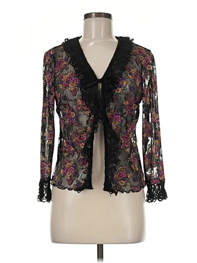 Pre-owned Anna Sui Blazer Jacket In Black
