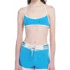 Anna Sui Cabana Terry Bikini Top