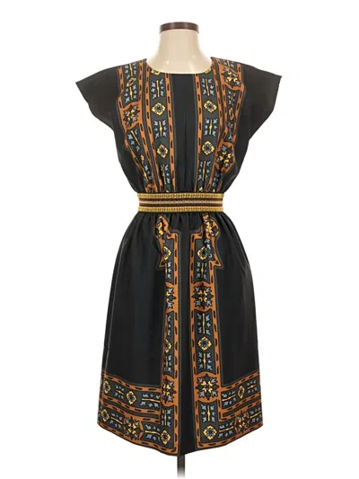 Pre-owned Anna Sui Casual Dress In Black