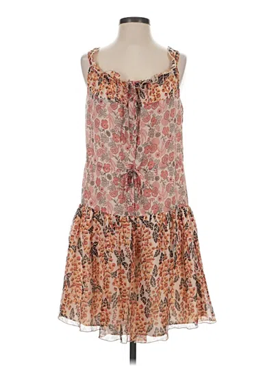 Pre-owned Anna Sui Casual Dress In Brown