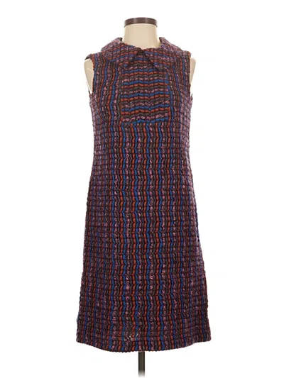Pre-owned Anna Sui Casual Dress In Brown