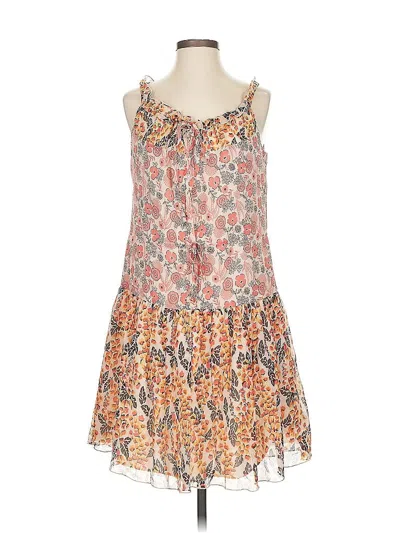 Pre-owned Anna Sui Casual Dress In Orange