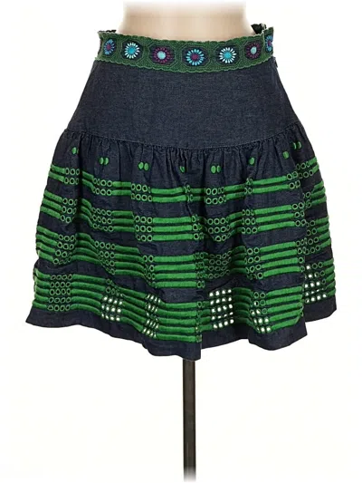 Pre-owned Anna Sui Casual Skirt In Blue