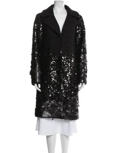 Pre-owned Anna Sui Coat In Black