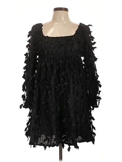 Pre-owned Anna Sui Cocktail Dress In Black