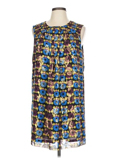 Pre-owned Anna Sui Cocktail Dress In Blue