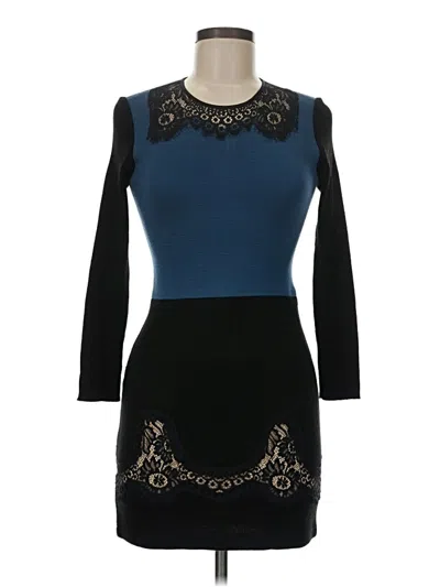 Pre-owned Anna Sui Cocktail Dress In Blue