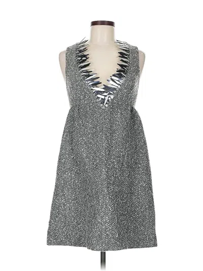 Pre-owned Anna Sui Cocktail Dress In Gray