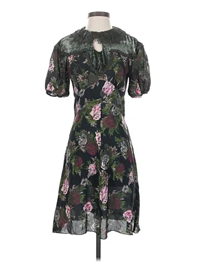 Pre-owned Anna Sui Cocktail Dress In Green