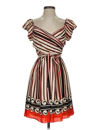 Pre-owned Anna Sui Cocktail Dress In Red