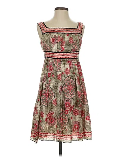 Pre-owned Anna Sui Cocktail Dress In Red