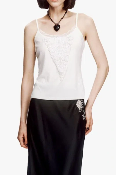 Anna Sui Deco Tees Camisole In Neutral