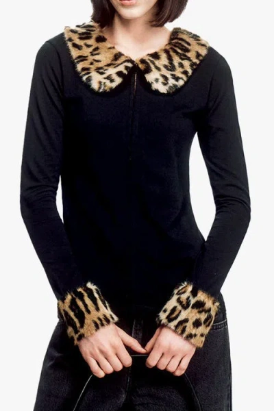 Anna Sui Deco Tees Long Sleeve In Blue