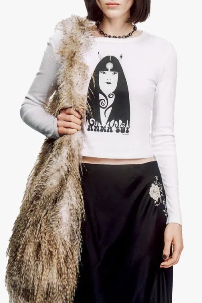 ANNA SUI ANNA SUI DEVIL TEES LONG SLEEVE T-SHIRT
