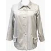 Anna Sui Faux Suede Coat In Cream