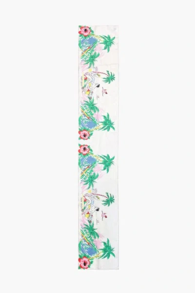 Anna Sui Florida Silk Voile Long Scarf