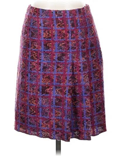 Pre-owned Anna Sui Formal Skirt In Purple