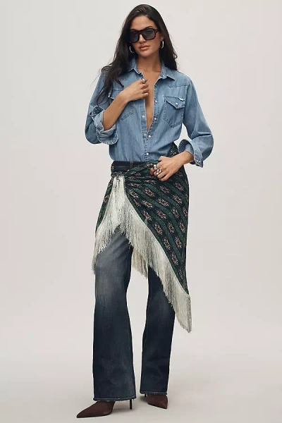 Anna Sui Fringe Wrap In Multi
