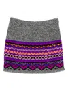 Anna Sui Geometric-pattern Mini Skirt In Multi