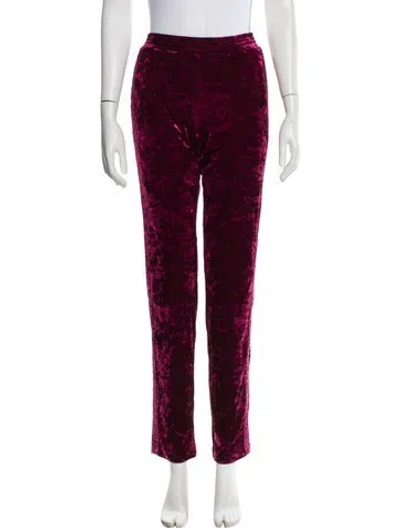Pre-owned Anna Sui Glitter Accents Sweatpants In Pink