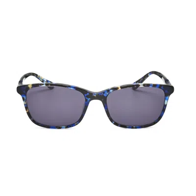 Anna Sui Ladies Blue Square Sunglasses As 658as In ["grey"]