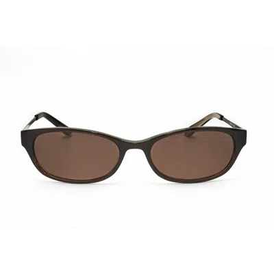Anna Sui Ladies Brown Oval Sunglasses As 566as In ["brown"]