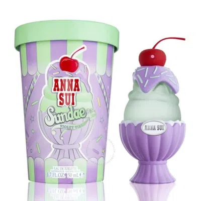 Anna Sui Ladies Sundae Violet Vibe Edt 1.7 oz Fragrances 085715295392