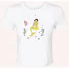 Anna Sui Mermaid Baby Tee In White