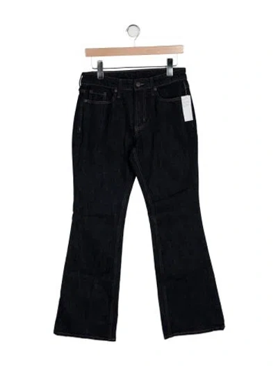Pre-owned Anna Sui Mid-rise Wide Leg Jeans W/ Tags In Black