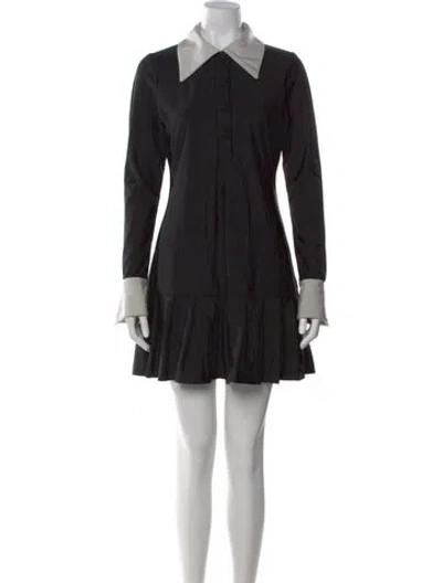 Pre-owned Anna Sui Mini Dress In Blue