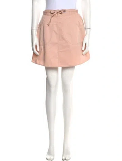 Pre-owned Anna Sui Mini Skirt In Pink