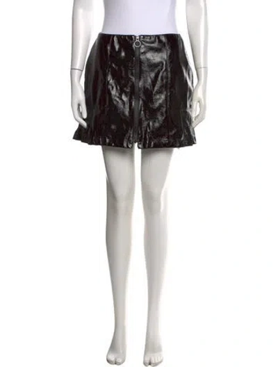Pre-owned Anna Sui Mini Skirt W/ Tags In Black