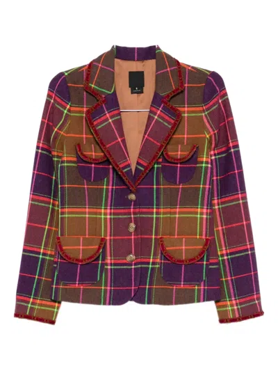 ANNA SUI PLAID JACKET
