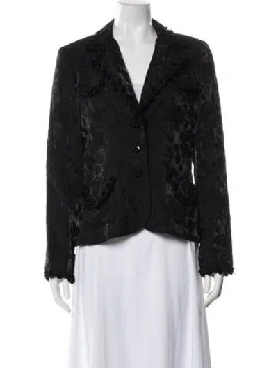 Pre-owned Anna Sui Printed Jacket In Gray