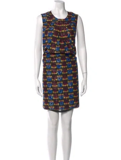 Pre-owned Anna Sui Printed Mini Dress